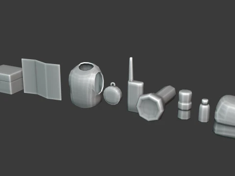 Survival Pack 3D Model