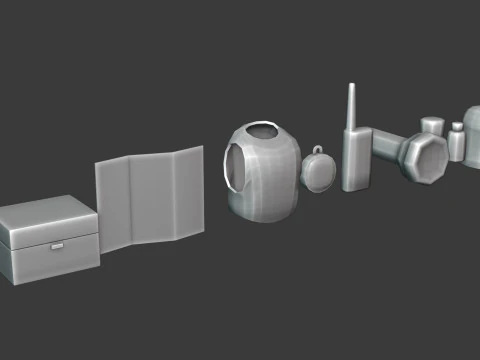 Survival Pack 3D Model