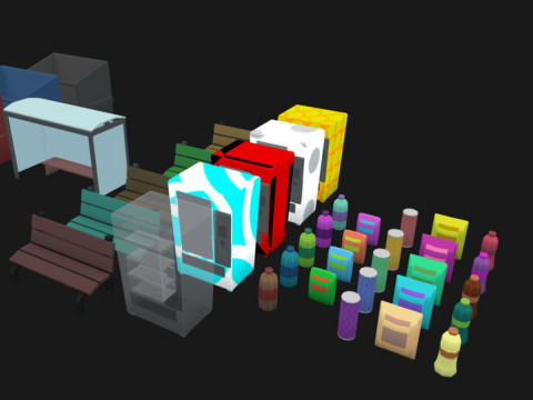 Street Props 3D Model
