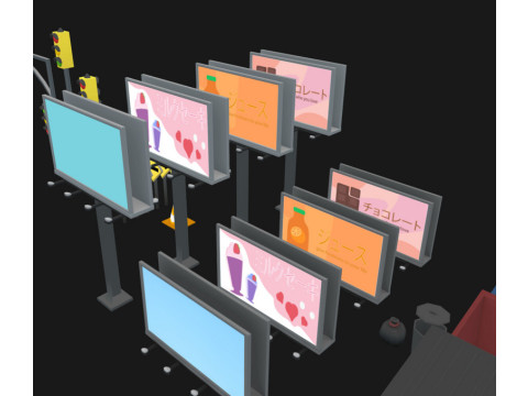 Street Props 3D Model