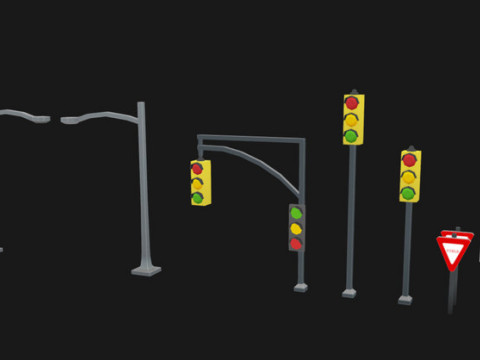 Street Props 3D Model