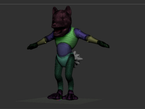 けだもの 3Dモデル