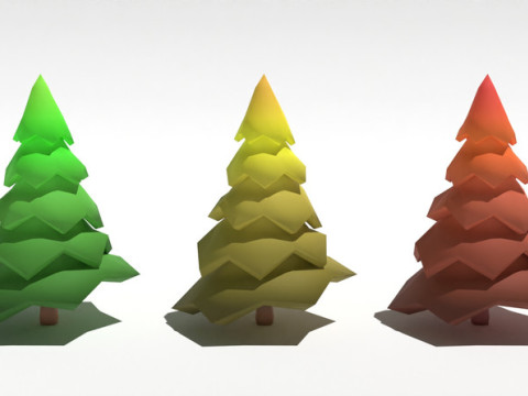 Activos de árboles Modelo 3D