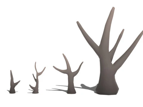 樹木のアセット 3Dモデル
