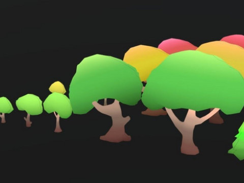 Activos de árboles Modelo 3D