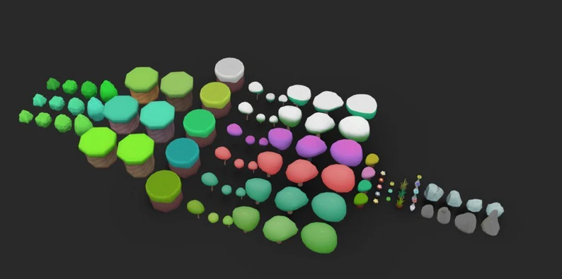 Nature 3D Model .c4d .max .obj .3ds .fbx .stl .blend 