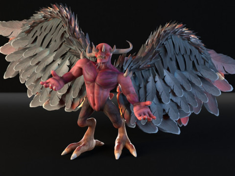 恶魔领主 3D 模型