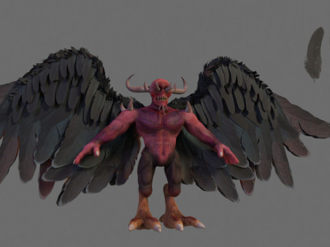 恶魔领主 3D 模型