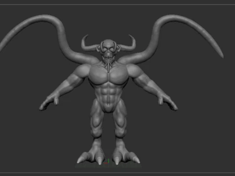 Lord Demon 3D Model