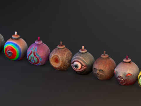 Confezione Bomba Fusione Modello 3D