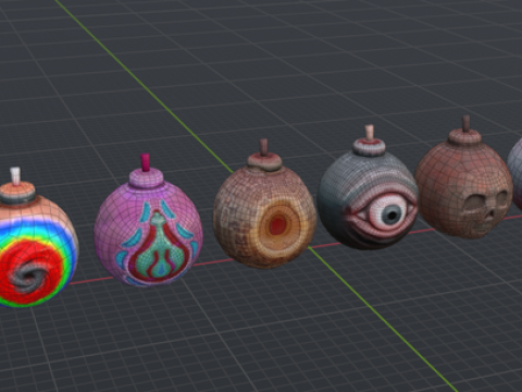 Confezione Bomba Fusione Modello 3D