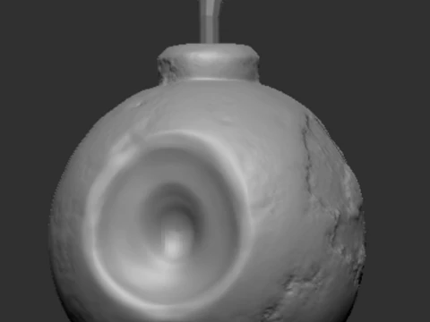 Pack Bomb Fusion 3D Model