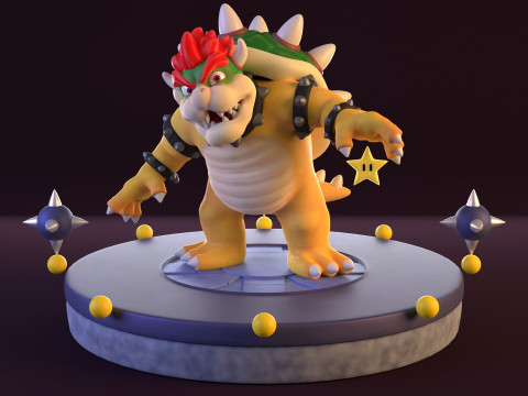 Bowser Modèle 3D