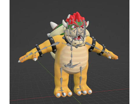 Bowser 3D Model