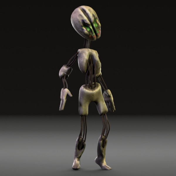 SCP-173 Modello 3D .c4d .max .obj .3ds .fbx .stl .blend