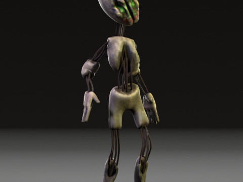 SCP-173 3D Model