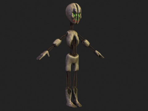SCP-173 Modello 3D