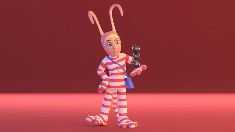 Popee 3D Model .c4d .max .obj .3ds .fbx .stl .blend