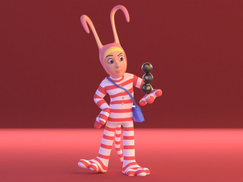 Попи 3D Модель