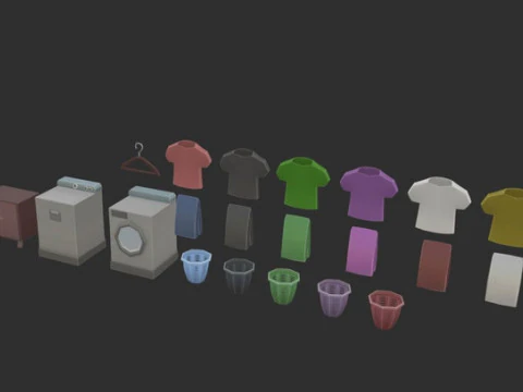 Laundy Room 3D Model