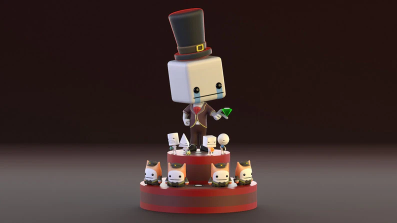 BATTLEBLOCK THEATER 3D Model .c4d .max .obj .3ds .fbx .stl .blend 