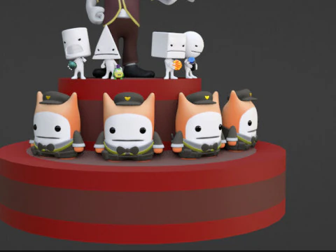 BATTLEBLOCK THEATER 3D Model