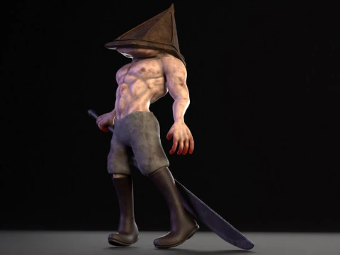 Пирамидоголовый 3D Модель