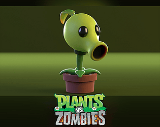 Plantes contre Zombies Modèle 3D .c4d .max .obj .3ds .fbx .stl .blend 