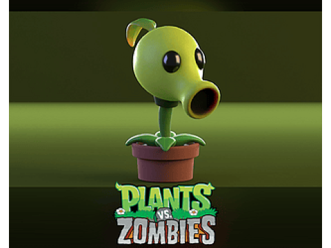 Plantes contre Zombies Modèle 3D