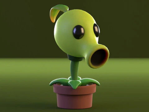 Plants vs Zombies 3D Model