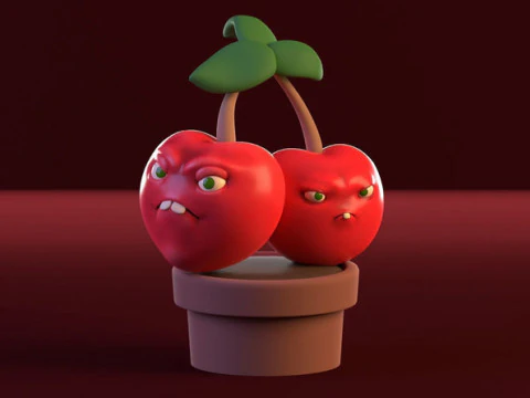 Plants vs Zombies 3D Model