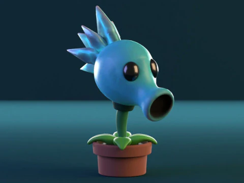 Plants vs Zombies 3D Model