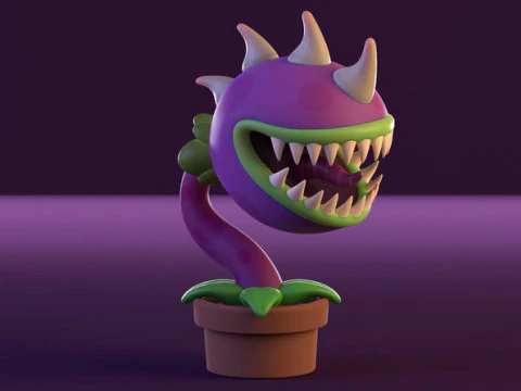 Plants vs Zombies 3D Model
