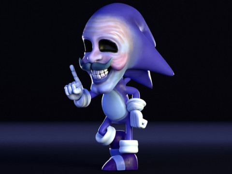 Majin Sonic Modello 3D