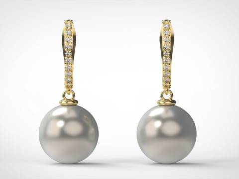 Boucle d'oreille en perles de bijoux pe0005 STL modèle d'impression 3D Modèles 3D en vedette