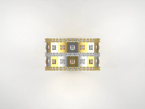 STL 3D gold jewelry printable ring rr0010 3D Print Model