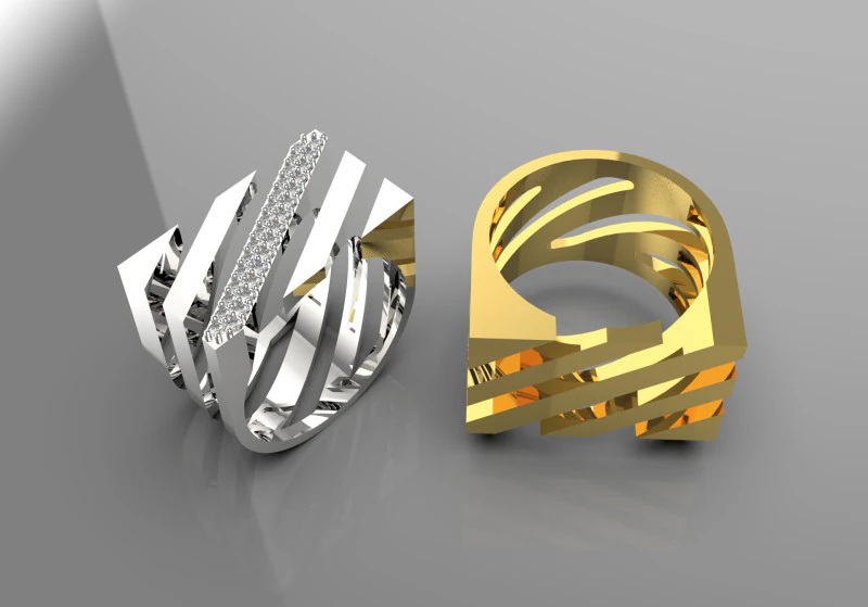 Обручальное кольцо для пары stl 3d модель для печати cr0012 3D Принт Модель .c4d .max .obj .3ds .fbx .stl .blend 