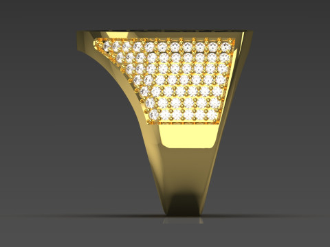 Porsche erkek takı yüzüğü mr0183 3D baskı modeli 3D Baskı Modeli