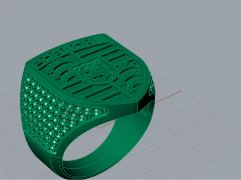 Porsche man jewelry ring mr0183 3D print model 3D Print Model