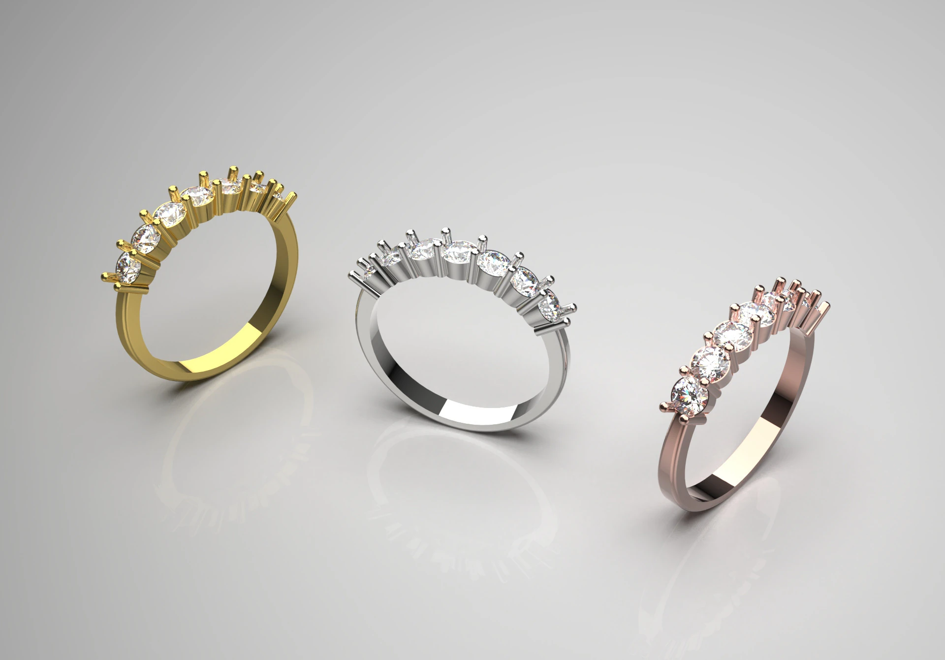 Wedding bridal stl 3d ring model jr00030 3D print model 3D Print Model .c4d .max .obj .3ds .fbx .stl .blend 