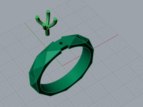 Wedding bridal solitaire STL 3DM 3D ring model sr0106 3D print model 3D Print Model