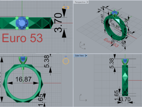 婚礼新娘单石 STL 3DM 3D 戒指模型 sr0106 3D 打印模型 3D 打印模型