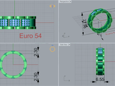 Men STL 3D jewelry gold ring model mr0037 3D Print Model