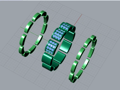 Men STL 3D jewelry gold ring model mr0037 3D Print Model