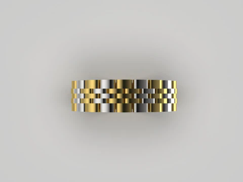 Men gold STL 3D ring model mr0038 3D Print Model