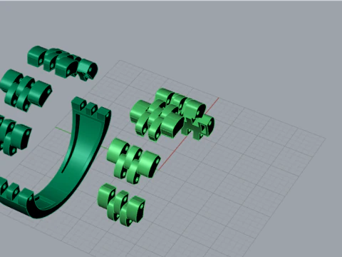 Men gold STL 3D ring model mr0040 3D Print Model