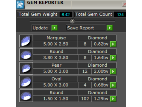 The Sapphire and Diamond Dome stl 3d Ring modelo pr0005 Modelo de impressão 3D Modelo de Impressão 3D