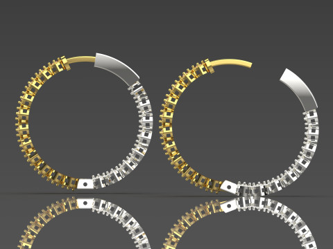 Lámpara de araña brillante STL joyería 3D Pendientes modo je0099 Modelo de impresión 3D