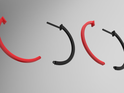 영원한 스파클링 후프 STL 3D 쥬얼리 귀걸이 모델 je0160 3D 프린트 모델