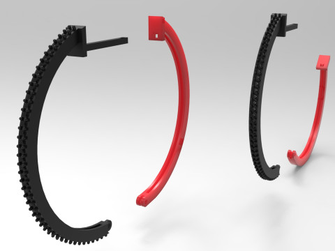 영원한 스파클링 후프 STL 3D 쥬얼리 귀걸이 모델 je0160 3D 프린트 모델